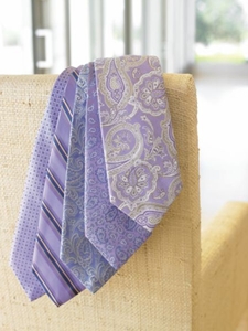 Lilac Best of Class Italian Woven Jacquard Tie