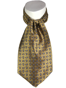 Gold Handsewn Andover Ascot 041002O-03 - Robert Talbott Ascot | Sam's Tailoring Fine Men's Clothing