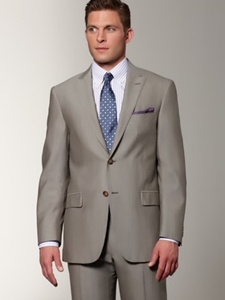 Hart Schaffner Marx Grey Stripe Suit 173659716-184 - Spring 2015 Collection Suits | Sam's Tailoring Fine Men's Clothing