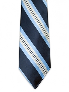 IKE Behar Black Subway Stripe Silk Tie 3B91-6603-411 - Fall 2014 Collection Neckwear | Sam's Tailoring Fine Men's Clothing