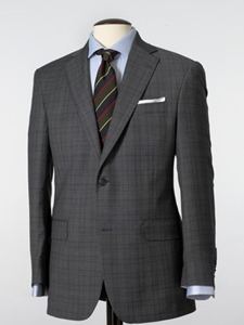 Hart Schaffner Marx Grey Plaid Suit 163766917064 - Suits | Sam's Tailoring Fine Men's Clothing