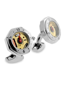 Tateossian London RT Mechanical Watch Cufflinks - Skeleton CL0615 - Cufflinks | Sam's Tailoring Fine Men's Clothing