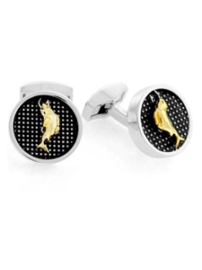 Tateossian London RT Vintage Sports - Fishing CL2550 - Cufflinks | Sam's Tailoring Fine Men's Clothing