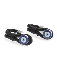 Tateossian London RT Scoubidou Pivot Button Wraparound - Evil Eye CL2084 - Cufflinks | Sam's Tailoring Fine Men's Clothing