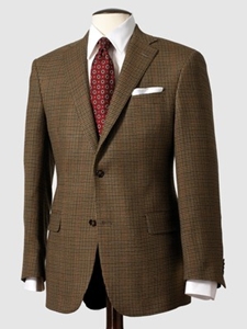 Hart Schaffner Marx Brown Houndstooth Sportcoat 832519921740 - Sportcoats | Sam's Tailoring Fine Men's Clothing