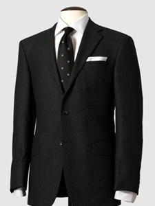 Sterling Collection Charcoal Beaded Stripe Suit M0325324005 - Hickey Freeman Sterling Slim Collection  |  SamsTailoring  |  Sam's Fine Men's Clothing