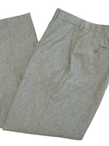 Robert Talbott Dove Grey Wool Flat Front Trouser B60VTRLG-01 - Pants | Sam's Tailoring Fine Men's Clothing