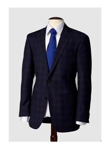 Hart Schaffner Marx Navy Plaid Suit, Suits 165455242064 - Suits | Sam's Tailoring Fine Men's Clothing