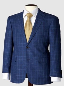 Hart Schaffner Marx Grey Double Windowpane Sportcoat 742659220762 - Sportcoats | Sam's Tailoring Fine Men's Clothing