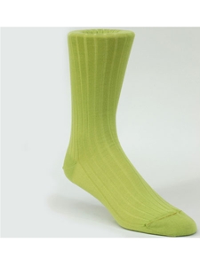 Green Rib Solid Ankle High Sock TA1100CG-01 - Robert Talbott Socks Footwear | Sam's Tailoring Fine Men's Clothing