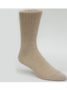 HTR Tan Rib Solid Ankle High Sock TA1100CS-01 - Robert Talbott Socks Footwear | Sam's Tailoring Fine Men's Clothing