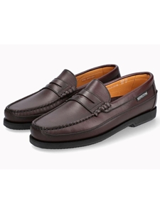 Wine Leather Lining Men's Boat Shoe | Mephisto Men's Shoes | Sam's Tailoring Fine Men's Clothing