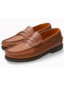 Hazelnut Leather Lining Men's Boat Shoe | Mephisto Men's Shoes | Sam's Tailoring Fine Men's Clothing