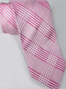 Robert Talbott Ties: Pink Check Best of Class Tie 58052E0-03 | SamsTailoring | Fine Men's Clothing