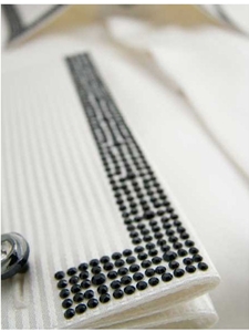 Italo Ferretti White Wide Spread Under Button Collar Shirt Camicia4 - Shirts |  SamsTailoring  |  Fine Men's Clothing