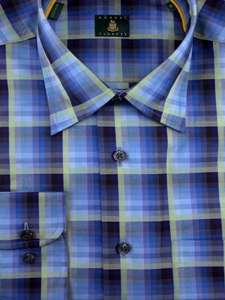 Robert Talbott Turquoise Plaid RT Sport Shirt LUM33069-01 - Fall 2013 Collection View All Shirts | Sam's Tailoring Fine Men's Clothing