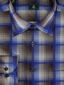 Robert Talbott Blue Plaid RT Sport Shirt LUM33083-01 - Fall 2013 Collection View All Shirts | Sam's Tailoring Fine Men's Clothing