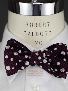 Robert Talbott Beet Wall Street Best Of Class Bow Tie 559962C-02 - Spring 2016 Collection Bow Ties and Sets | Sam's Tailoring Fine Men's Clothing