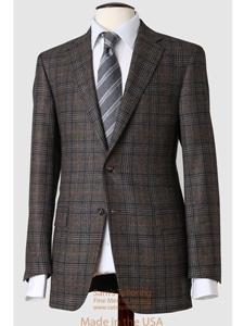 Hickey Freeman Tailored Mahogany Collection Tweed Plaid Sportcoat 035506008B04 - Suits and Sportcoats | Sam's Tailoring Fine Men's Clothing