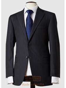 Hickey Freeman Tailored Clothing Mahogany Collection Traveler Performance Charcoal Suit 035300510B03 - Suits and Sportcoats | Sam's Tailoring Fine Men's Clothing