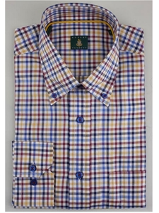 Robert Talbott Multi-Color Check RT Sport Shirt LMB43066-01 - View All Shirts | Sam's Tailoring Fine Men's Clothing