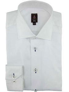 Robert Talbott White Wide Spread Collar Sutter Dress Shirt E8576B3V-73 - Spring 2015 Collection Dress Shirts | Sam's Tailoring Fine Men's Clothing