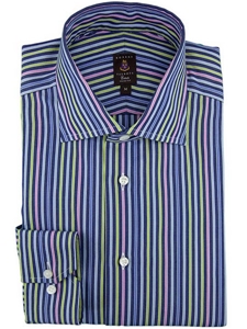 Robert Talbott Multi-Color Wide Spread Collar Striped Estate Sutter Dress Shirt F6747B3V-53 - Spring 2015 Collection Dress Shirts | Sam's Tailoring Fine Men's Clothing