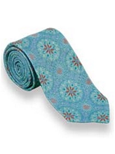 Robert Talbott Blue Green Crystal Weave Seven Fold Tie 51869M0-05 - Ties and Neckwear | Sam's Tailoring Fine Men's Clothing