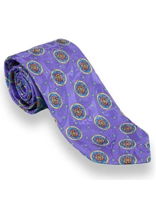 Robert Talbott Lilac Aquajito Print Best Of Class Tie 53785E0-02 - Spring 2015 Collection Best Of Class Ties | Sam's Tailoring Fine Men's Clothing