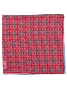 Robert Talbott Red Silk 16½-Inch Pocket Square 30270-02 - Spring 2015 Collection Pocket Squares | Sam's Tailoring Fine Men's Clothing