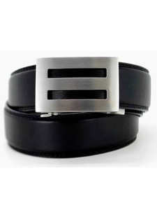 KORE Essentials Black Intrepid Buckle and Belt Stainless Steel KOREBELT1000-01 - Spring 2014 Collection Belts | Sam's Tailoring Fine Men's Clothing