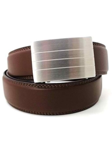 KORE Essentials Brown Evolve Buckle and Belt Stainless Steel KOREBELT1001-02 - Spring 2014 Collection Belts | Sam's Tailoring Fine Men's Clothing