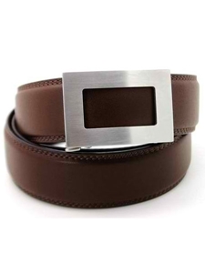 KORE Essentials Brown Icon Buckle and Belt Stainless Steel KOREBELT1003-02 - Spring 2014 Collection Belts | Sam's Tailoring Fine Men's Clothing