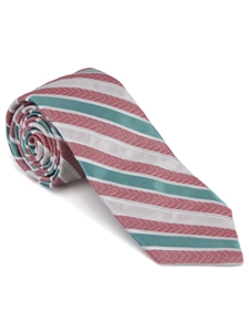 Robert Talbott Coral Carrara Marble Estate Tie 43653I0-03 - Spring 2015 Collection Estate Ties | Sam's Tailoring Fine Men's Clothing