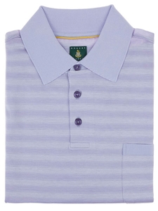 Robert Talbott Lavender The Lariat Short Sleeve 3-Button Polo Shirt PK375-02 - Spring 2014 Collection View All Shirts | Sam's Tailoring Fine Men's Clothing