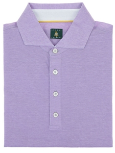 Robert Talbott Lavender The Drake Short Sleeve 4-Button Polo Shirt PK372-03 - Spring 2014 Collection View All Shirts | Sam's Tailoring Fine Men's Clothing