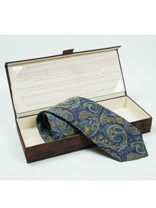 Robert Talbott Dark Lavender with Floral Design Seven Fold Tie SAM-12 - Fall 2014 Collection Ties and Neckwear | Sam's Tailoring Fine Men's Clothing