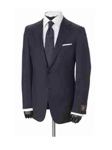 Hickey Freeman Navy Glencheck Traveler Suit 45300504B003 - Fall 2014 Collection Suits | Sam's Tailoring Fine Men's Clothing