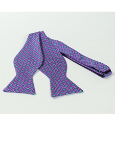 Ted Baker Medium Purple with Floral Design Bow Tie SAMSTAILORING-47 - Spring 2015 Collection Bow Ties | Sam's Tailoring Fine Men's Clothing