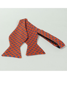 Ted Baker Orange Fire with Floral Design Bow Tie SAMSTAILORING-51 - Spring 2015 Collection Bow Ties | Sam's Tailoring Fine Men's Clothing