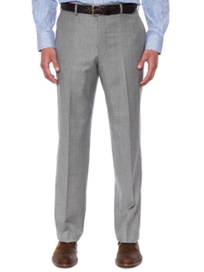 Robert Talbott Solid Grey Laguna Wool Trouser S559TRLG-01 - Spring 2016 Collection Pants | Sam's Tailoring Fine Men's Clothing