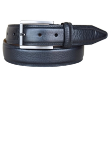 Belt Black Grained Calfskin, 35 MM