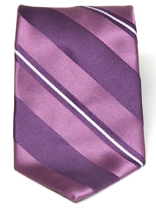 Valentino Lavender Stripe Silk Tie 1323 - Ties | Sam's Tailoring Fine Men's Clothing