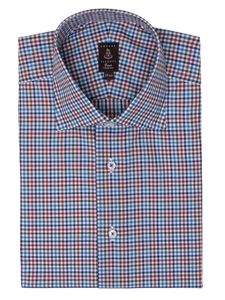 Robert Talbott Multi-Colored Check Estate Sutter Dress Shirt F2271B3P-73 - Spring 2015 Collection Dress Shirts | Sam's Tailoring Fine Men's Clothing