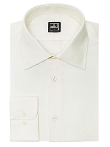 Ike Behar Black Label Regular Fit Solid Dress Shirt Cream 28S0383-109 - Spring 2015 Collection Dress Shirts | Sam's Tailoring Fine Men's Clothing