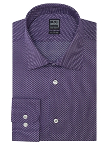 Ike Behar Black Label Regular Fit Print Dress Shirt Purple 28B0575-500 - Spring 2015 Collection Dress Shirts | Sam's Tailoring Fine Men's Clothing