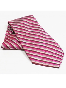 Jhane Barnes Multi-Colored Stripes Silk Tie JLPJBT0008 - Ties or Neckwear | Sam's Tailoring Fine Men's Clothing