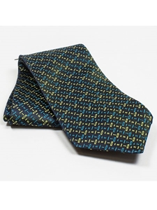 Jhane Barnes Black with Geometric Design Silk Tie JLPJBT0015 - Ties or Neckwear | Sam's Tailoring Fine Men's Clothing