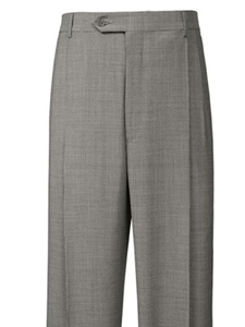 Hart Schaffner Marx Black & White Check Pleated Trouser 545-389651 - Trousers | Sam's Tailoring Fine Men's Clothing