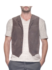 Brown Steve Vest |   Eight Field of Freedom Men's Collection  2016 | Sams Tailoring